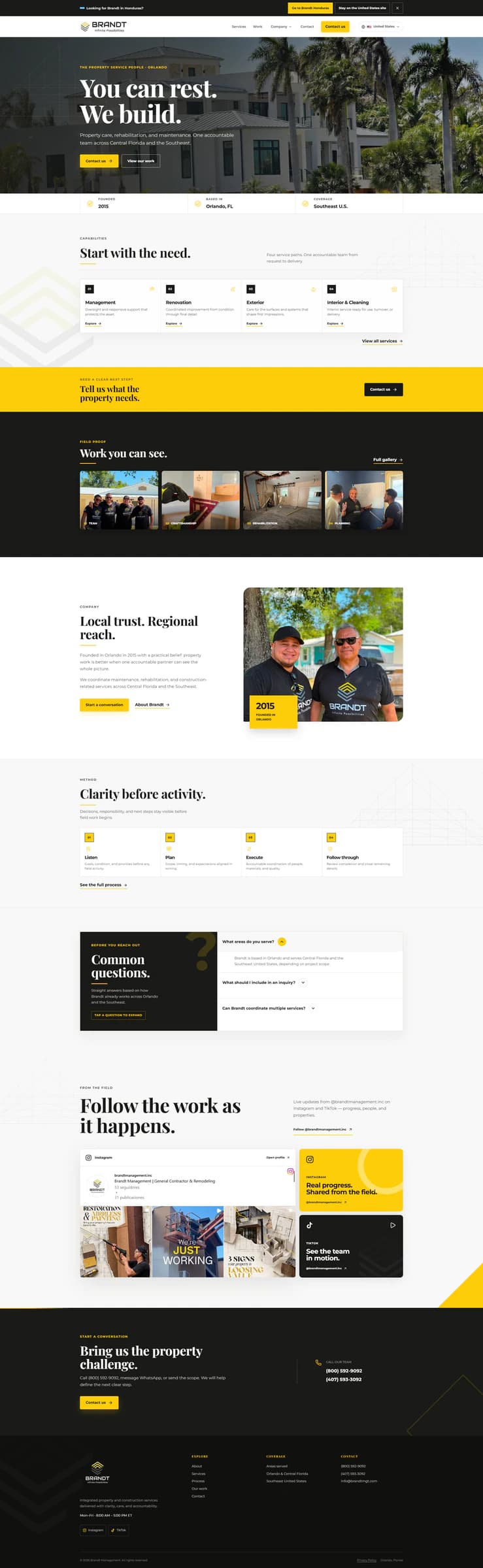 Brandt Management · desktop